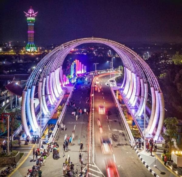 Menara Teratai Bakal Jadi Pusat Keramaian di Kota Purwokerto