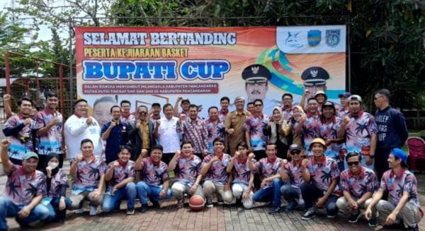 Pengurus Perbasi Pangandaran 2022-2026 Resmi Dilantik, Event Bola Basket Bupati Cup 2022 Digelar