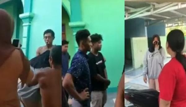 Remaja Pasangan Mesum Tepergok Warga, Ditelanjangi Diarak Keliling Kampung Remaja Pasangan Mesum Tepergok Warga, Ditelanjangi Diarak Keliling Kampung