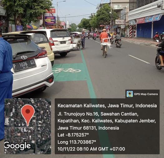 Jalur Sepeda di Jember Dibuat Parkir, Begini Respon Dishub Jalur Sepeda di Jember Dibuat Parkir, Begini Respon Dishub