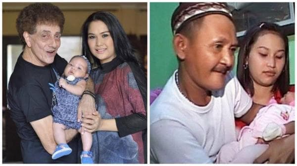 3 Artis Lawas Punya Anak Di Usia Tua, Nomor 2 Terpaut 70 Tahun Seperti Kakek dan Cucu