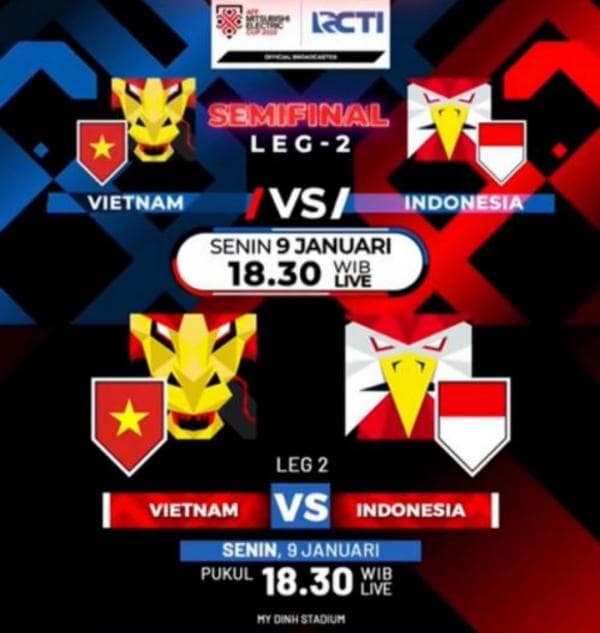 Saatnya Pembuktian, Timnas Indonesia vs Vietnam Bisa Dilihat di RCTI+, Ini Jadwalnya