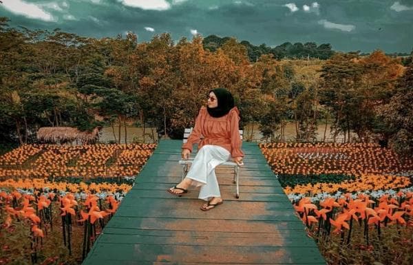 Marigold Garden, Taman Wisata di Karawang yang Miliki 13.000 Kincir Angin