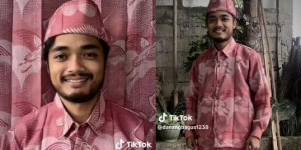 Ngakak! Pria Ini Buat Baju Lebaran Pakai Kain Gorden Motif Bangau Merah Legend Ngakak! Pria Ini Buat Baju Lebaran Pakai Kain Gorden Motif Bangau Merah Legend