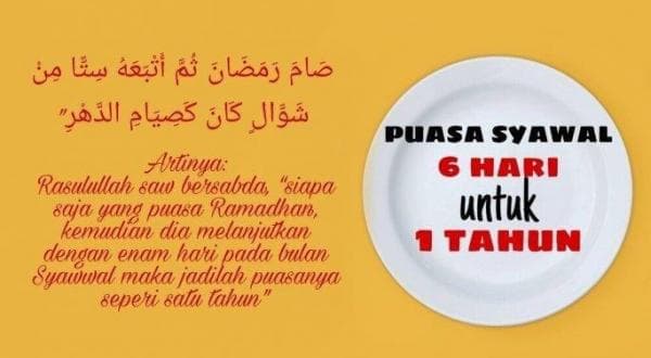 Pahalanya seperti Puasa Setahun, Begini Niat Puasa Syawal dan Waktu Pelaksanaannya Pahalanya seperti Puasa Setahun, Begini Niat Puasa Syawal dan Waktu Pelaksanaannya