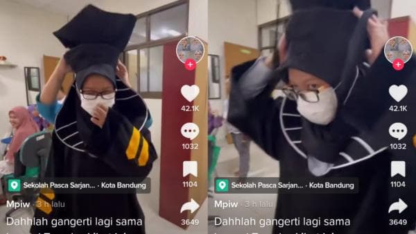 Viral Uniknya Model Topi Toga Wisuda UPI 2023, Cara Pakainya Bikin Bingung