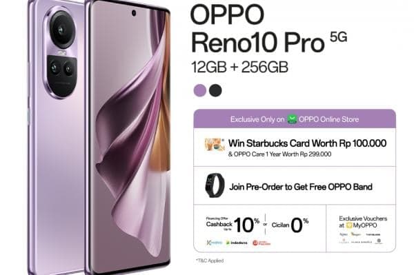 Oppo Reno 10 Resmi Dirilis, Begini Spesifikasinya Oppo Reno 10 Resmi Dirilis, Begini Spesifikasinya