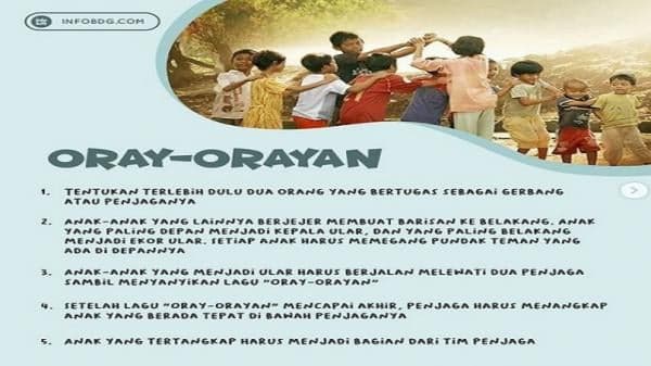 Lirik Lagu Oray-orayan, Lagu Pengiring Anak-Anak Bermain Lirik Lagu Oray-orayan, Lagu Pengiring Anak-Anak Bermain