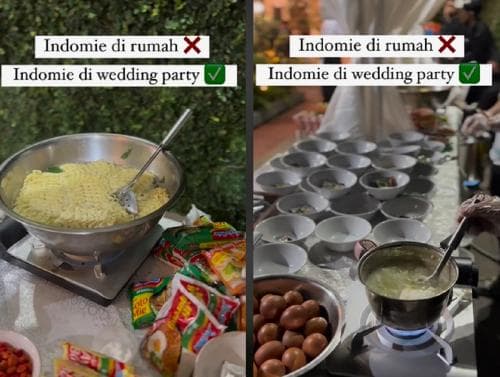 Viral Pernikahan Mode Hemat, Mie Instan jadi Hidangan Utama untuk Undangan Viral Pernikahan Mode Hemat, Mie Instan jadi Hidangan Utama untuk Undangan