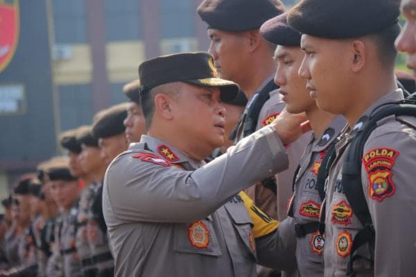 Minimalisir Rawan di TPS, Polda Lampung Gelar Operasi Mantab Brata Krakatau 2023-2024