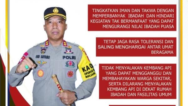 Jaga Kondusifitas di Bulan Ramadhan, Kapolres Bima Keluarkan 5 Himbauan