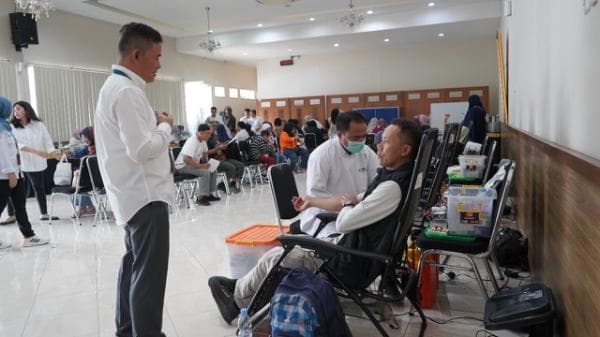 Rangkaian Kegiatan HUT ke-125, Pegadaian Kanwil Jabar Gelar Donor Darah