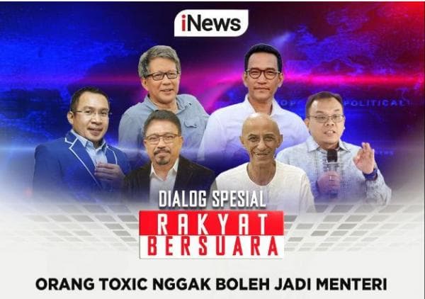 Rakyat Bersuara :  "Orang Toxic Nggak Boleh jadi Menteri" Bersama Aiman Witjaksono, Malam ini