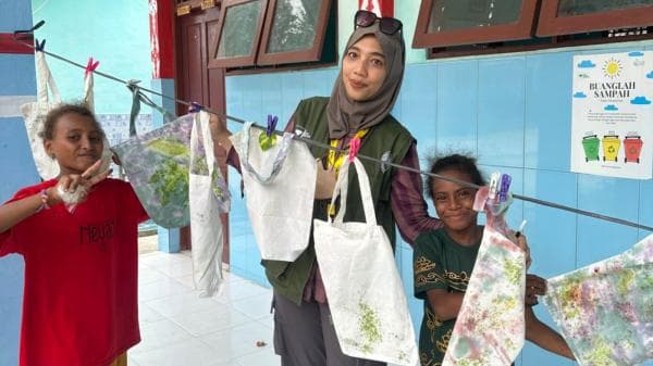 Kisah Inspiratif Brigpol Mardiani Putri Harahap Jadi Relawan Pendidikan bagi Anak Pedalaman Papua