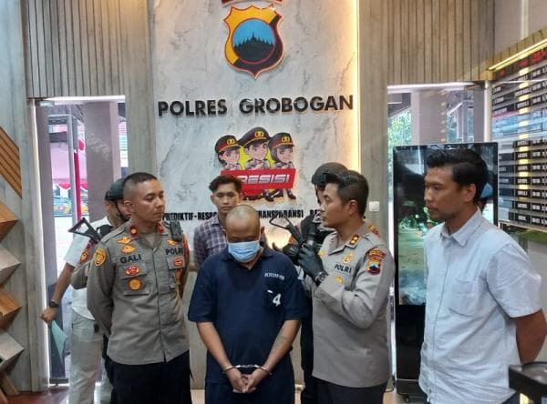 Kasus Pembacokan Viral, Pelaku Ditangkap Sat Reskrim Polres Grobogan di Karanganyar