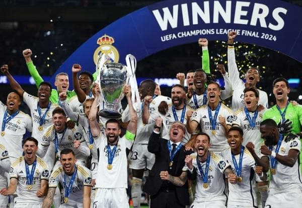 Real Madrid Bungkam Borussia Dortmund, Juara Eropa 15 Kali