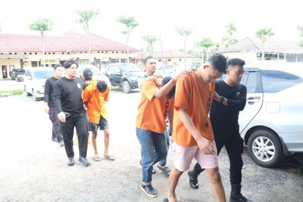 Polisi Tangkap Terduga 4 Pelaku Kekerasan Seksual di Salah Satu Cafe di Tulang Bawang 