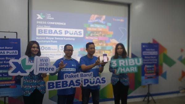 XL Axiata Luncurkan Paket Bebas Puas, Pelanggan Beli Paket Harian Sesuai Isi Kantong