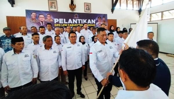 Anggota DPRD Jabar H Dudy Pamuji Dilantik Jadi Ketua LPM Kabupaten Kuningan