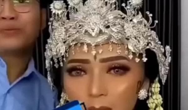 Kesal Pengantin Banyak Protes saat Dirias, MUA Langsung Hapus Makeupnya Viral