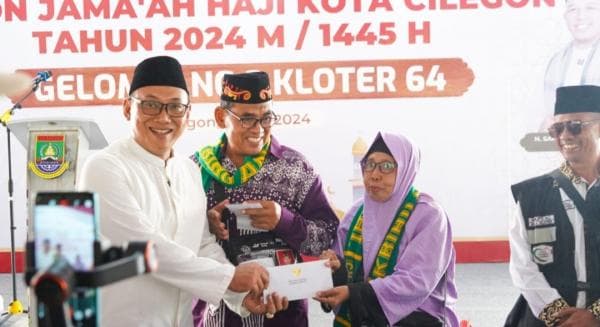 Lepas Jamaah Haji Kloter 64, Wali Kota Cilegon: Luruskan Niat dan Jaga Lisan