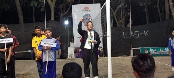 Pembukaan Turnamen Voli Fajr Cup I 2024 di Nganjuk, Jaring Potensi dan Tingkatkan Solidaritas