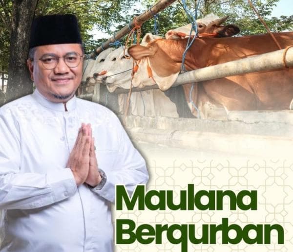 Dr Maulana Berkurban Sapi dan Kambing Total Rp300 Juta, RPM: Bukan Sekedar Politik