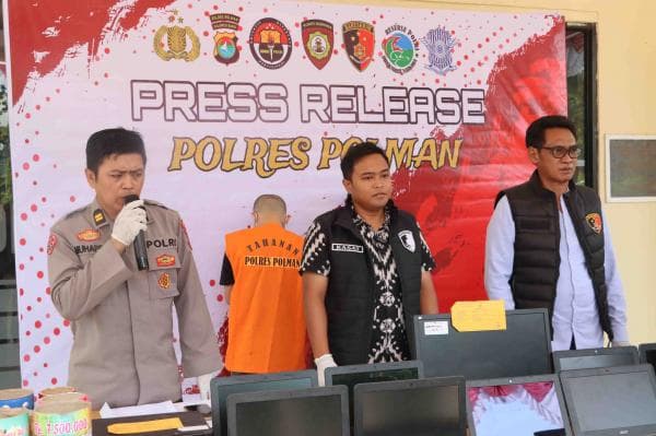 Polres Polman Ungkap Kasus Pencurian Disekolah Dan Perkantoran, 2 Tersangka Diamankan 1 Dpo Polres Polman Ungkap Kasus Pencurian Disekolah Dan Perkantoran, 2 Tersangka Diamankan 1 Dpo