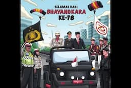 HUT ke-78 Bhayangkara, Presiden Jokowi Ucapkan Selamat, Junjung Tinggi Kehormatan Polri