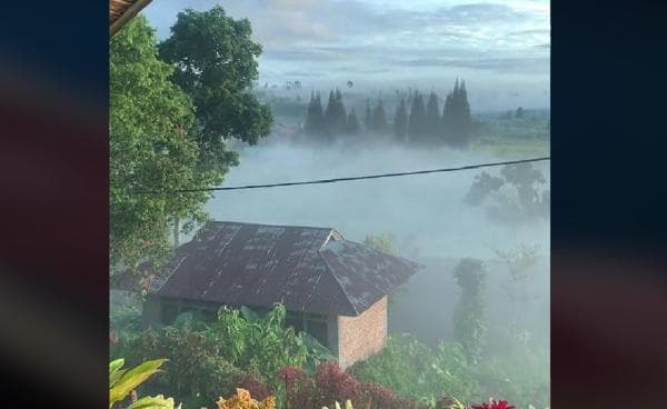 Viral Suasana Rumah dengan Panorama Alam Layaknya di Negeri Dongeng