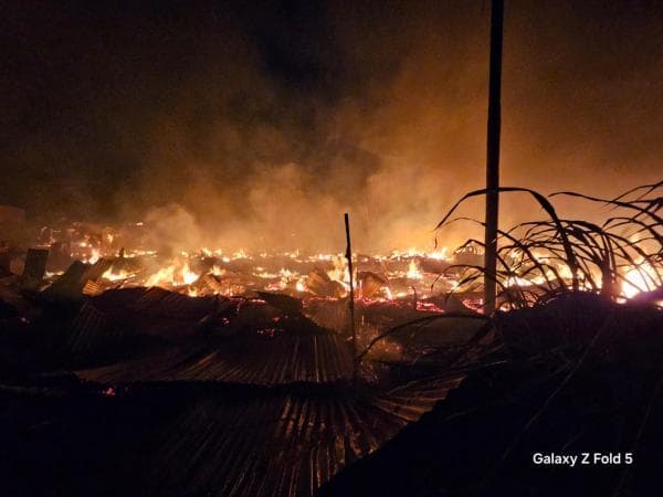 20 Kios Ludes Terbakar di Kabupaten Mamberamo Raya