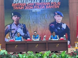 Polda Banten Gelar Sidang Kelulusan Akhir Penerimaan Bintara dan Tamtama Polri Tahun 2024