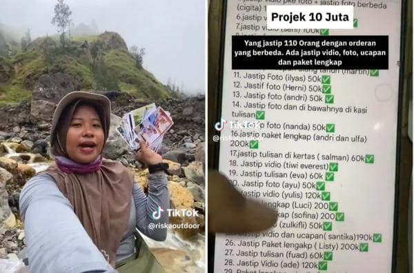 Viral Jastip Foto di Puncak Gunung Bisa Cuan Hingga Jutaan Rupiah