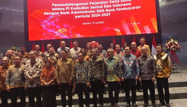 KSEI Tingkatkan Kolaborasi dengan 23 Bank untuk Perkuat Infrastruktur Pasar Modal Indonesia KSEI Tingkatkan Kolaborasi dengan 23 Bank untuk Perkuat Infrastruktur Pasar Modal Indonesia