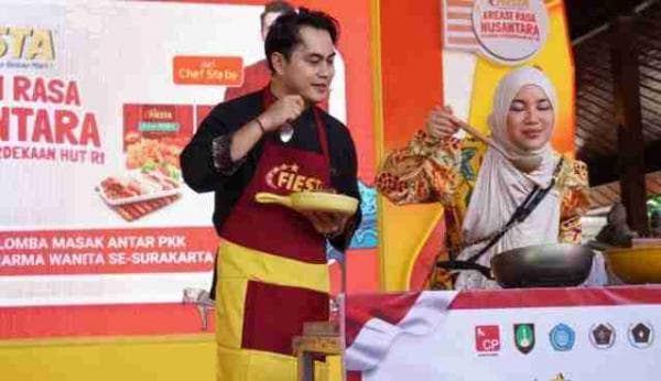 Sambut Kemerdekaan RI, IKWI PWI Surakarta Gandeng Artis Chaca Frederica Meriahkan Lomba Memasak