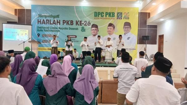 DPC PKB Kota Tasikmalaya Gelar Istigosah dan Mahalul Qiyam Peringati Harlah ke-26