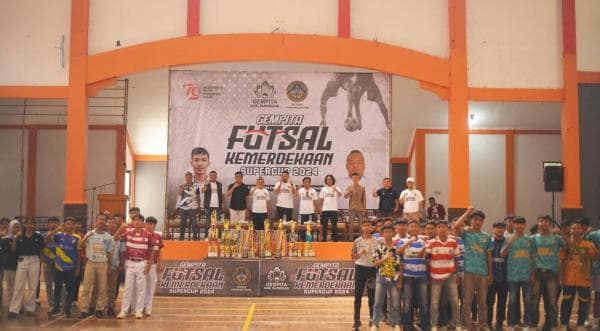 86 Tim Meriahkan Gempita Futsal Kemerdekaan Super Cup 2024