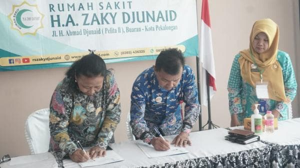 Dindukcapil dan  RS HA Zaky Djunaid, Kerjasama Pelayanan Administrasi kependudukan