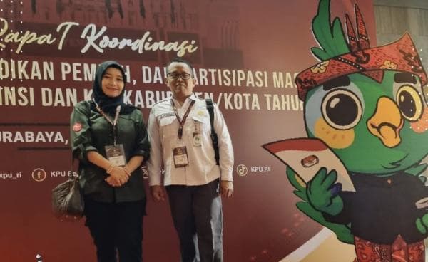 KPU Kobar Ikuti Rapat Koordinasi Nasional Demi Tingkatkan Partisipasi Pemilih