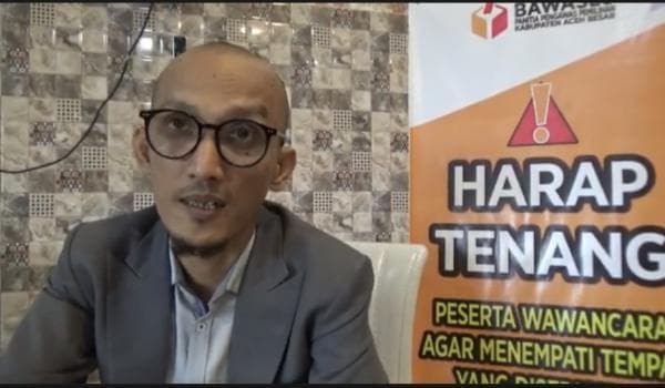 138 Peserta Ikut Tes Wawancara Calon Panwaslih Aceh Besar