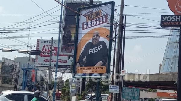 Bertebaran Baliho Pengusaha Kota Tegal Bertuliskan Bukan Calon Gubernur