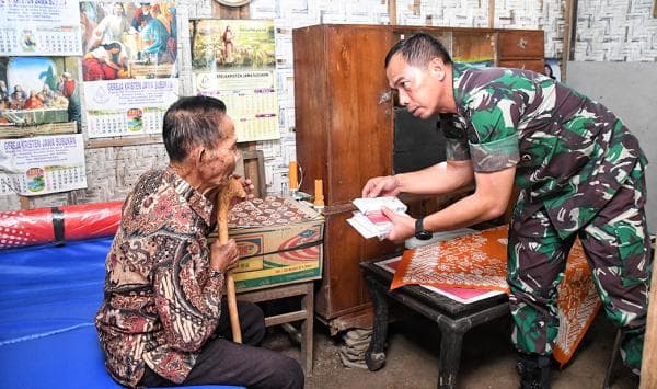 Mbah Sarno Veteran Pejuang Perang Kaget Dikunjungi Pangdam Diponegoro: Saya Terharu