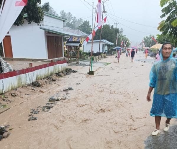 Banjir Terjang Sejumlah Desa Bolmong