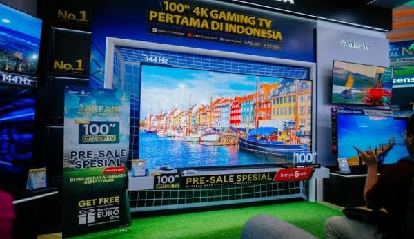 Bermain Game jadi Seru dan Nonton Lebih Maksimal dengan TV 100 Inci Z670N dari Toshiba