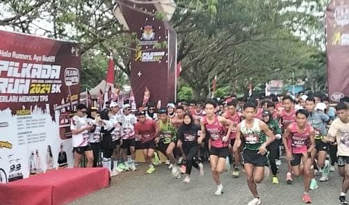 Gandeng MiPro, KPU Luwu Utara Sukses Gelar Pilkada Run 5K