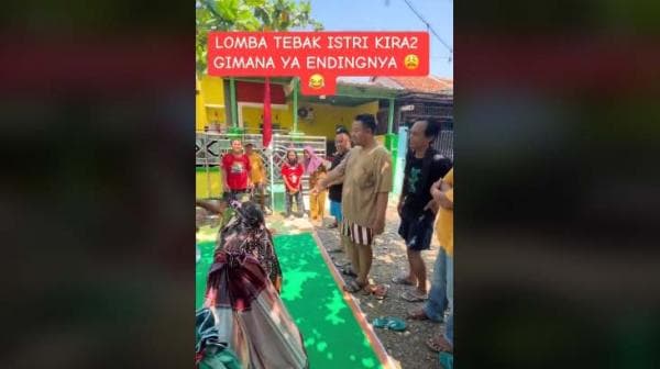 Lomba Tebak Istri di dalam Sarung, Kalau Salah Bisa Perang Dunia Ketiga!