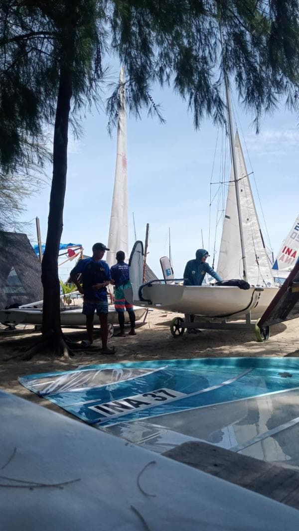 Tim Cabang Olahraga Layar Kaltim Mulai Simulasi atau Latihan di Perairan Laut Aceh