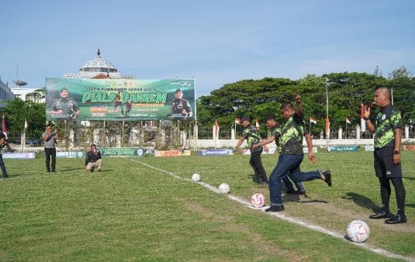 Jelang PON, Piala Danrem Lilawangsa Resmi Dibuka, 16 Tim Berlaga