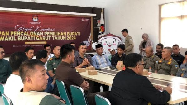 Jelang Pendaftaran Pilkada 2024, KPU Garut Gelar Rakor