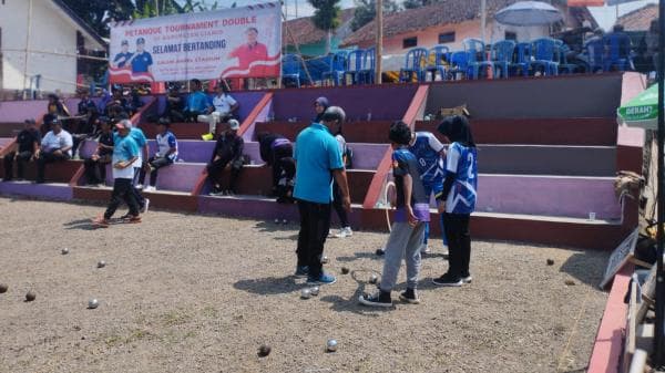 Kampung Angklung Mandiri Gelar Turnamen Petanque Double di Ciamis